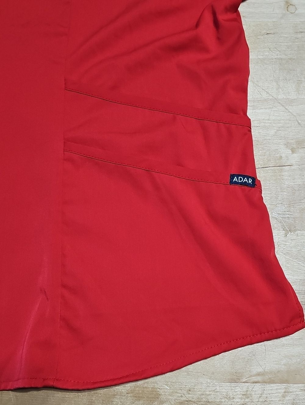 Adar Pro Modern Athletic Jogger Scrub Set Red 2XL - Picture 7 of 10